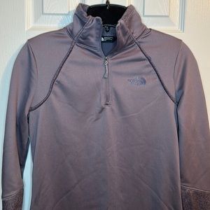 North Face women’s quarter zip fleece/microfiber size S